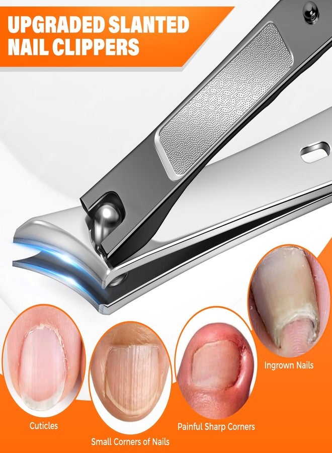 درمود مقص أظافر القدم DRMODE للأظافر السميكة، مقص أظافر قدم بمقبض طويل للأظافر السميكة لكبار السن بفتحة واسعة، مقص أظافر احترافي من الفولاذ المقاوم للصدأ مائل ومنحني لعلاج الأظافر الغائرة للرجال - Image 4